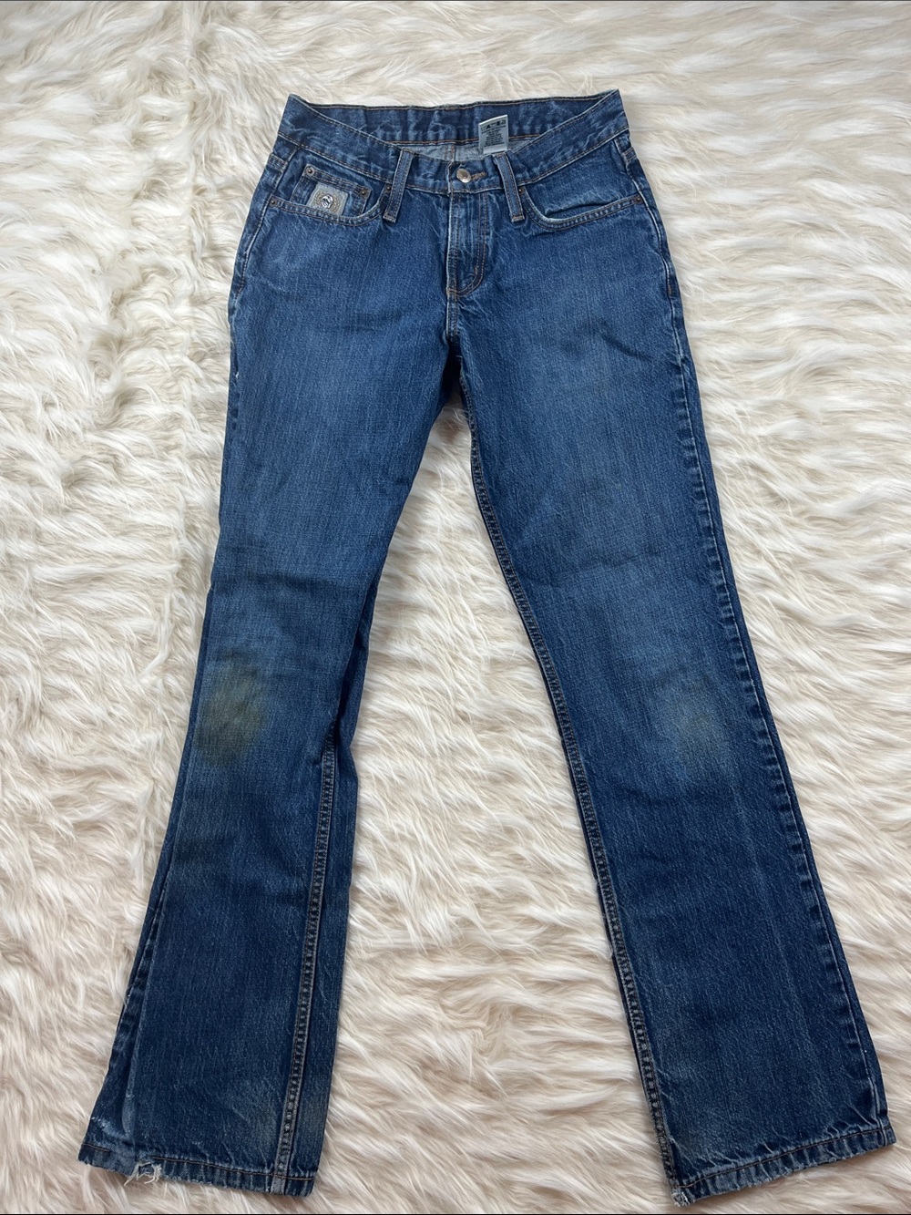 Cinch Western Jeans 29x33 Straight Leg Medium Wash